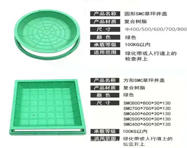 武义树脂复合种植井盖展示